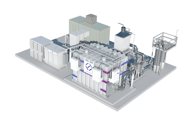 1500 Fuel Cell System Rendering