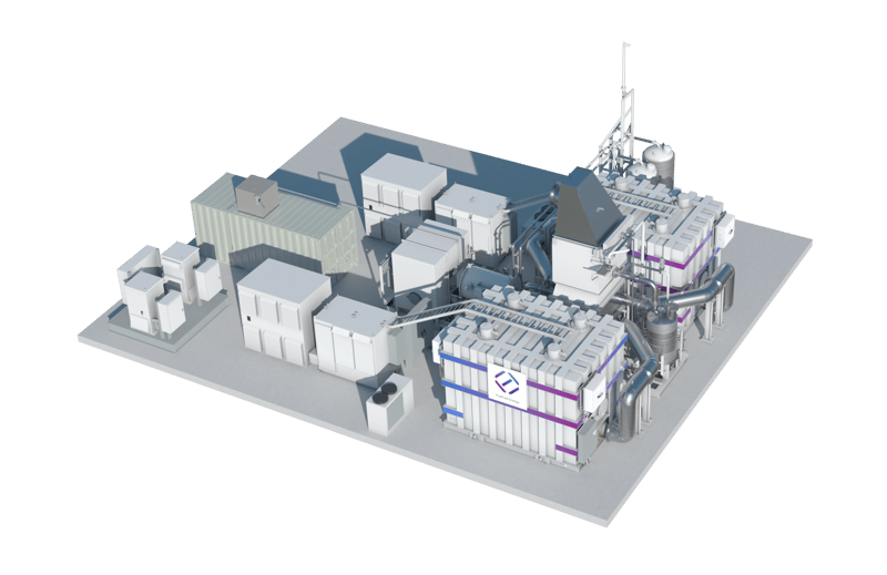 3000 Fuel Cell System Rendering